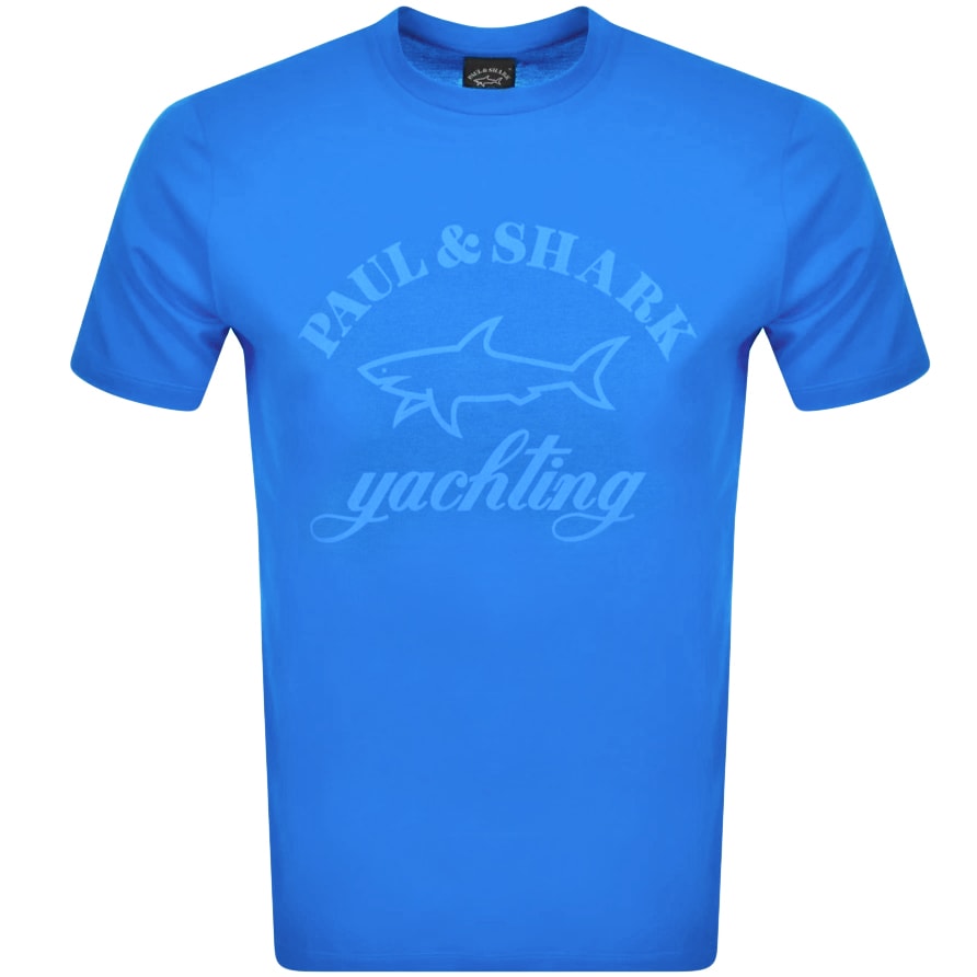 Alternative Image for ProductPaul And Shark Logo T Shirt Blue1